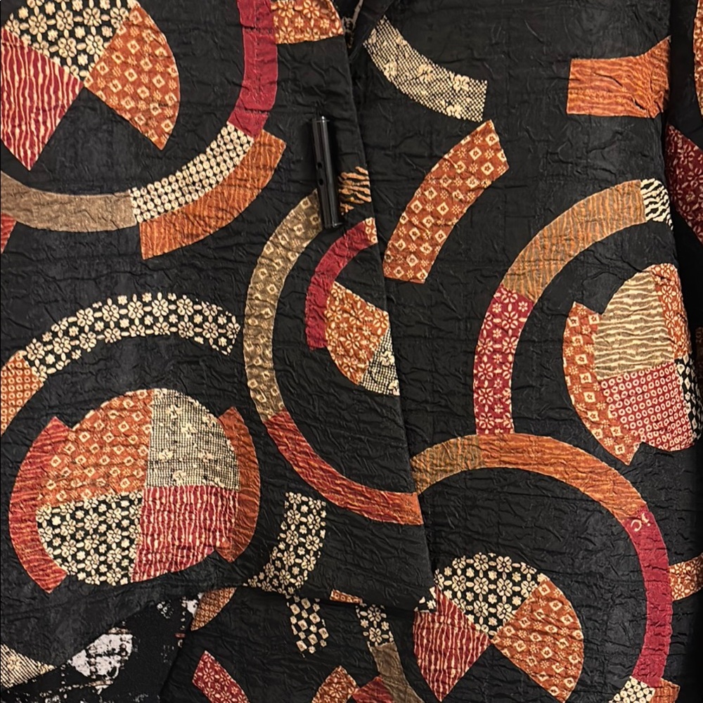 Artistic Patchwork Jacket - image 3